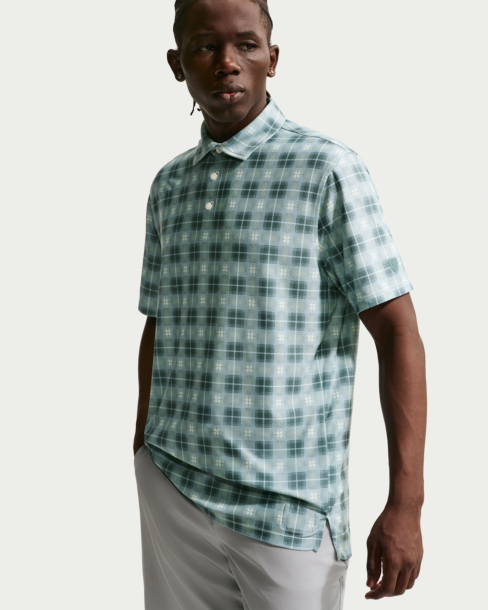 Nike Tailored Performance Tartan Men's Dri-FIT Golf Polo. Nike.com